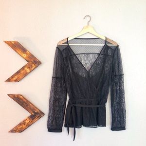 Black Lace Top